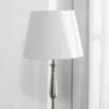 Lampenset vintage design 3 delige set met 2 tafellampen en 1 staande lamp e27 fitting voor woonkamer crèmekleurig 9