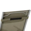 Ligstoel tuinstoel verstelbaar in 7 standen met hoofdkussen opvouwbaar netstof metaal 137 x 63,5 x 100,5 cm voor buitencomfort 10