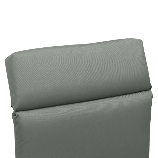 Ligstoelkussen ligstoelkussen zonnebed kussen tuinstoel kussenhoes polyester donkergrijs 196 x 55 x 8 cm 10