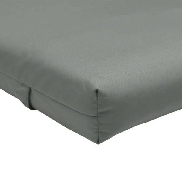 Ligstoelkussen ligstoelkussen zonnebed kussen tuinstoel kussenhoes polyester donkergrijs 196 x 55 x 8 cm 8