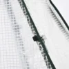 Mini broeikas overwinteringstent met roldeur 160x140x180cm voor tuin balkon winterscherm wit 9