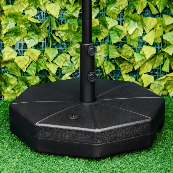 Parasolvoet voor 38 mm / 48 mm parasols, te vullen met water of zand, stabiele parasolvoet Ø60 x 36h cm 2