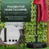 Parasolvoet voor 38 mm / 48 mm parasols, te vullen met water of zand, stabiele parasolvoet Ø60 x 36h cm 6
