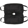 Parasolvoet zandzak marktparasolvoet, 2x vulbare zakken 50kg, met schop, zwart 1