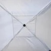 Paviljoen 2,95x2,95m pop up vouwpaviljoen met uv bescherming, opvouwbaar, staal en oxford stof, wit voor tuinfeesten en evenementen 9