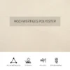 Paviljoen zijpanelen 3x3m, 302l x 205h cm, met haken, c ringen, zonder paviljoenframe, robuust, duurzaam, polyester, beige 8