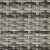 Polyrattan zonneligstoel tuinligstoel met kussen 5 traps verstelbaar s vorm tuinmeubilair metaal grijs 207 x 70 x 70 cm 9