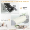 Pwahut klimmuur kat 6 delig katten klimmuur set met kattenhuis, hangmat, platform, krabpaal met krabplank, pluche wandkrabpaal, kattenmeubels voor katten tot 5 kg, grijs 8