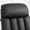 Relaxstoel elektrisch tv stoel met opsta hulp, ligfunctie, massagestoel met voetsteun, zijvak, afstandsbediening, voor woonkamer, tot 150 kg, kunstleer, zwart 10