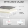 Relaxstoel elektrisch verstelbare tv stoel massagestoel met opsta hulp verwarming ligfunctie, brede rugleuning tv stoel met voetsteun, 2 zijzakken voor woonkamer donkergrijs 7