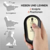 Relaxstoel met elektrische opsta hulp, tv stoel met vibratiemassage, ligfunctie, massagestoel met warmte, voetgedeelte, zijvak, timer, lichtgrijs 5