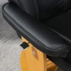 Relaxstoel met ligfunctie tv stoel ligstoel draaibaar tot 150 kg, kunstleer zwart, inclusief ottomaanse voor optimaal comfort 10