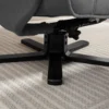 Relaxstoel met voetenbank, 360° draaibare televisiestoel met verstelbare rugleuning, ligfunctie, schommelfunctie, tv stoel met fluweelachtige uitstraling, hoofdsteun voor woonkamer, donkergrijs 9
