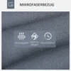 Relaxstoel vloersofa 360° draaibaar met 5 traps verstelbare rugleuning, staal donkergrijs voor ontspannen zitten 7