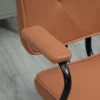 Retro bureaustoel, in hoogte verstelbaar, bureaustoel met kantelfunctie tot 120 kg voor thuiskantoor & studeerkamer 10