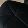 Set van 2 draaibare barkrukken, verstelbare barkrukken met rugleuning, barkrukken met rugleuning, zwart 10