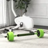 Sportnow 4 in 1 halterset 20 kg verstelbare dumbbell & barbell kettlebell push up handvatten professioneel krachttraining en gewichtheffen voor thuis fitness 2
