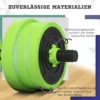 Sportnow 4 in 1 halterset 20 kg verstelbare dumbbell & barbell kettlebell push up handvatten professioneel krachttraining en gewichtheffen voor thuis fitness 8