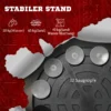 Sportnow bokszak, boksstandaard met punchingbal, reflexstang, 1,63 2,05 m in hoogte verstelbare standboksbal met pratze, standbokstrainer voor boksen, hdpe, kunstleer 7