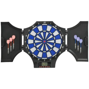 Sportnow elektronisch dartbord met 12 dartpijlen en reservepunten, dartautomaat met lcd scherm voor 8 spelers 1