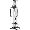 Sportnow krachtstation in hoogte verstelbaar 25 165 cm met dual pulley systemen adapters multifunctioneel trainingsapparaat max. 120 kg, voor thuis training 62 x 60 x 200 cm zwart 1