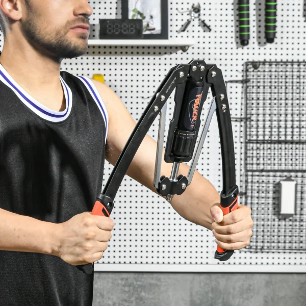 Sportnow power twister 10 200kg armtrainer verstelbare hydraulische armtrainingsapparaat onderarm training trainingsapparaat voor borst schouder krachttraining mannen en vrouwen 2