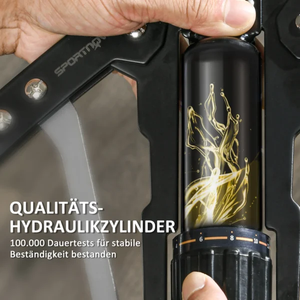 Sportnow power twister 10 200kg armtrainer verstelbare hydraulische armtrainingsapparaat onderarm training trainingsapparaat voor borst schouder krachttraining mannen en vrouwen 8