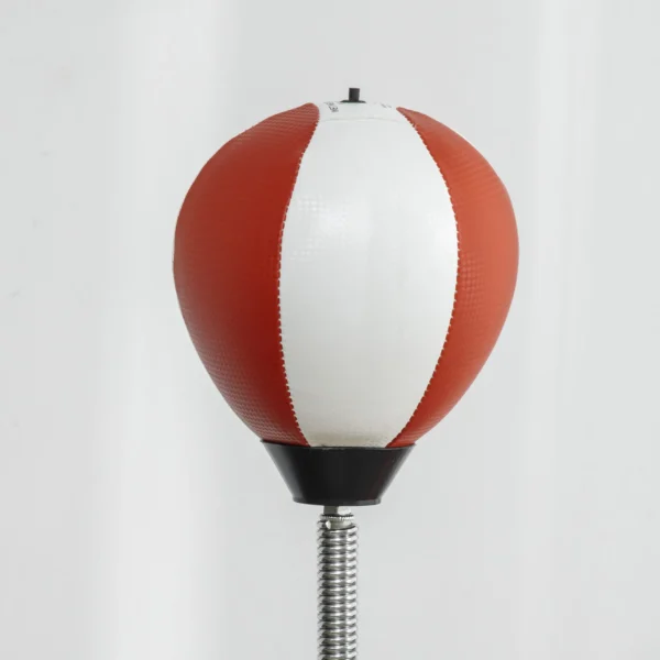 Sportnow staande bokszak 140 205cm in hoogte verstelbaar met 2 speedballen reflexstang zuignap basis voor volwassenen 9
