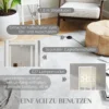 Staande lamp, staande lamp met 2 vakken, e27 fitting, roosterpatroon staande lamp met voetschakelaar en trekkoord, voor woonkamer, wit, excl. gloeilamp 7