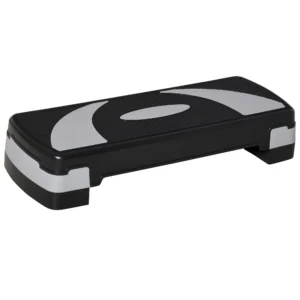 Stepbord aerobic stepper hoogte verstelbaar 10/15/20 cm fitness thuis trainer tot 150 kg 80x31 cm 1