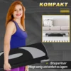 Stepbord aerobic stepper hoogte verstelbaar 10/15/20 cm fitness thuis trainer tot 150 kg 80x31 cm 8