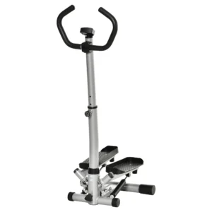 Stepper thuis trainer fitnessapparaat met handvat voor been en biltraining, lcd scherm, verstelbare snelheid 1