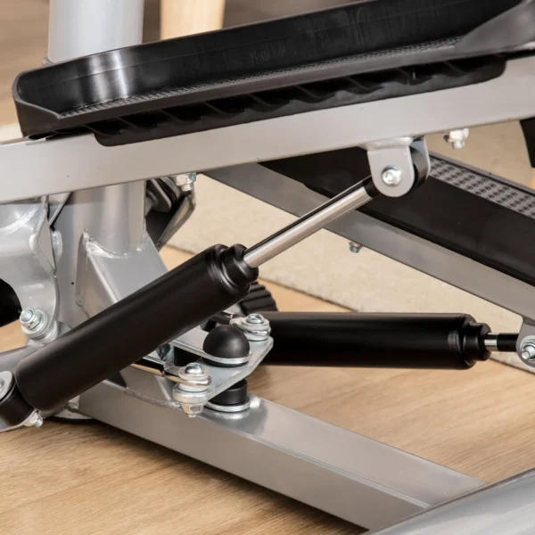 Stepper thuis trainer fitnessapparaat met handvat voor been en biltraining, lcd scherm, verstelbare snelheid 9