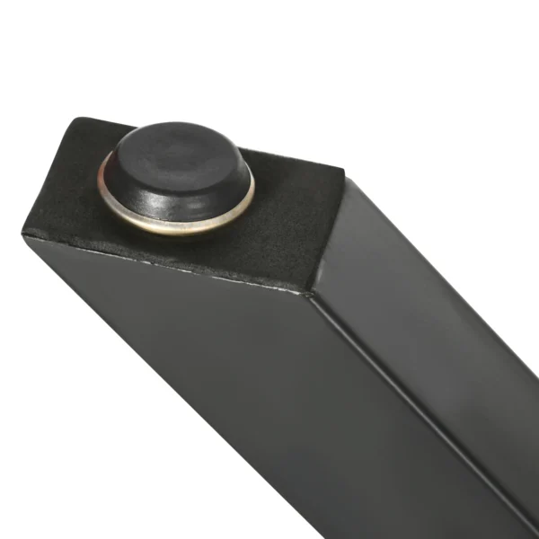 Tafelpoten 2 stuks x vorm van staal voor eettafel bureau salontafel zwart 72cm stabiel en modern 10