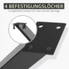 Tafelpoten 2 stuks x vorm van staal voor eettafel bureau salontafel zwart 72cm stabiel en modern 5