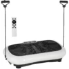 Trilplaat fitnessapparaat met 2 fitnessbanden, 99 trilniveaus tot 120 kg, voor effectieve volledige lichaamstraining 200w 1