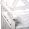 Tuinbank 2 zits met opbergruimte van dennenhout 115 x 61 x 85 cm, hoge rugleuning & armleuning, weerbestendig voor tuin balkon hof 10