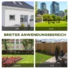 Tuinbank 2 zits parkbank van hout tot 220 kg, terrasbank met rugleuning, massief hout 116 x 56 x 80 cm, robuuste tuinmeubelen 6