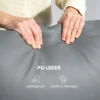 Tv fauteuil relaxfauteuil met ligfunctie, 3 zitsbank tv fauteuil met pocketvering, bioscoopstoel met dubbele ligstoel, voetensteun, snelle montage voor woonkamer, donkergrijs 9