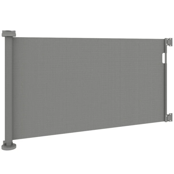 Uitschuifbaar trapbeschermingshek 0 136cm 87 cm hoog deurbeschermingshek trapbeschermingsrooster afscheidingshek traphek voor huisdieren deurhek beschermingshek geschikt voor trappen deuren binnen & buiten 1