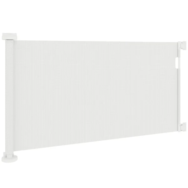 Uitschuifbaar trapbeschermingshek 0 136cm 87 cm hoog deurbeschermingshek trapbeschermingsrooster afscheidingshek traphek voor huisdieren deurhek beschermingshek geschikt voor trappen deuren binnen & buiten 1