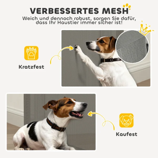 Uitschuifbaar trapbeschermingshek 0 136cm 87 cm hoog deurbeschermingshek trapbeschermingsrooster afscheidingshek traphek voor huisdieren deurhek beschermingshek geschikt voor trappen deuren binnen & buiten 8