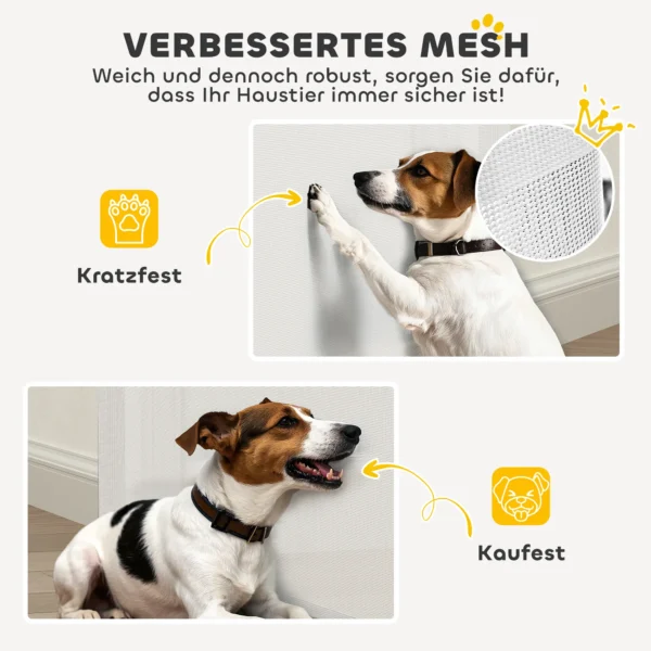Uitschuifbaar trapbeschermingshek 0 136cm 87 cm hoog deurbeschermingshek trapbeschermingsrooster afscheidingshek traphek voor huisdieren deurhek beschermingshek geschikt voor trappen deuren binnen & buiten 8