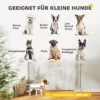 Uitschuifbaar trapbeschermingshek 0 136cm 87 cm hoog deurbeschermingshek trapbeschermingsrooster afscheidingshek traphek voor huisdieren deurhek beschermingshek geschikt voor trappen deuren binnen & buiten 9
