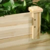 Verhoogd bed 3 traps plantenbed bloembak kruidenbed plantentrap gemaakt van sparrenhout in natuurlijke kleur voor tuin & balkon 9