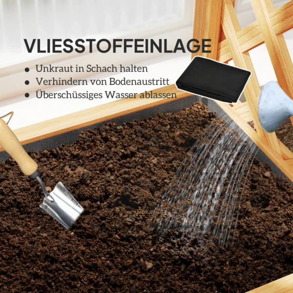 Verhoogde plantenbak met klimrek, gebogen dak trellis plantenbak hout, tuin trellis 83x36x145cm voor tuin balkon terras, bloempot voor klimplanten mandplanten, bloemen 8