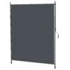 Verticale zonwering 200 x 292 cm, verticaal intrekbaar met verstelbare zonwering van aluminium, grijs voor terras & balkon 1