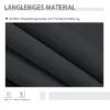 Verticale zonwering 200 x 292 cm, verticaal intrekbaar met verstelbare zonwering van aluminium, grijs voor terras & balkon 7