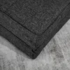 Vloersofa inklapbaar slaapfauteuil vloerstoel 5 standen verstelbaar inklapbare stoel slaapbank slaapbank enkelsofa donkergrijs 61 x 73 x 58 cm 10