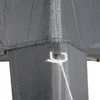 Vouwpaviljoen 2,4x2,4m partytent met uv bescherming, opvouwbaar & incl. draagtas, ideaal voor tuin en balkon, staal grijs 10